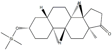 3β-[(Trimethylsilyl)oxy]-5α-androstan-17-one Structure