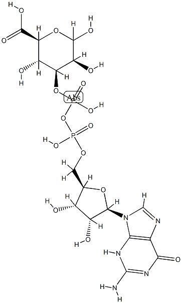 Gdp mannuronic acid Structure