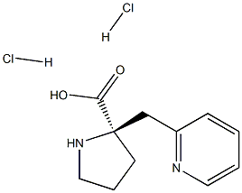 (R)-Alpha-(2-Pyridinylmethyl)-Pro2HCl 结构式