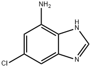 1H-Benzimidazol-4-amine,6-chloro-(9CI) Struktur