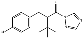1-(4-chlorobenzyl)-(1H-1，2，4-triazol-yl)-pinacolone Struktur