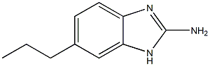1H-Benzimidazol-2-amine,5-propyl-(9CI) Structure
