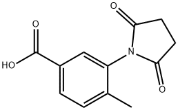 3-(2,5-dioxopyrrolidin-1-yl)-4-methylbenzoic acid Structure