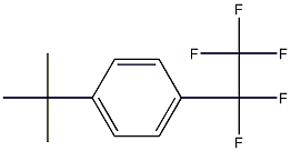 4-TERT-ブチルペンタフルオロエチルベンゼン 化学構造式