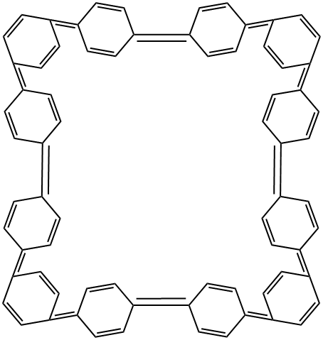 [12]シクロパラフェニレン 化学構造式