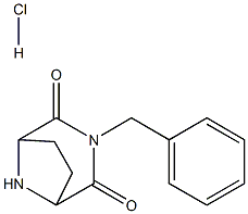 3-benzyl-3,8-diazabicyclooctane[3.2.1]-2,q-dione Structure