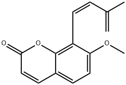 顺式-脱氢蛇床子素, 109741-40-4, 结构式