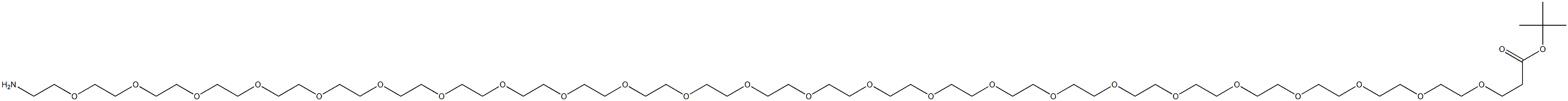 H2N-PEG24-CH2CH2COOTBU, 1104076-62-1, 结构式