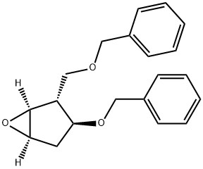 (1S,2R,3S,5R)-3-(Phenymethyloxy)-2-(phenylmethoxy)methyl-6-oxabicyclo[3.1.0]hexane Structure