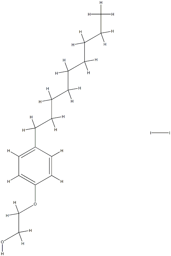 壬基酚聚乙二醇与碘的化合物 结构式