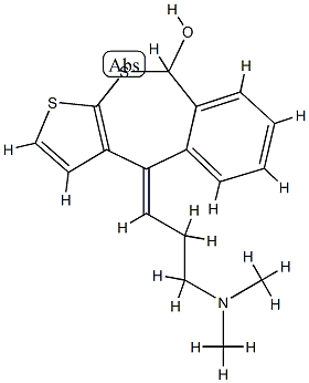 dithiadenoxide Struktur