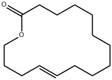 环十五烯内酯, 111879-80-2, 结构式
