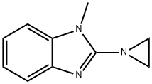 1H-Benzimidazole,2-(1-aziridinyl)-1-methyl-(9CI) Structure