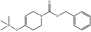 benzyl 4-(triMethylsilylo×y)-5,6-dihydropyridine-1(2H)-carbo×ylate Structure