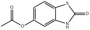 2(3H)-Benzothiazolone,5-(acetyloxy)-(9CI) Structure