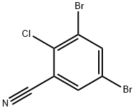 Save3DZoom 3,5-Dibromo-2-chlorobenzonitrile Struktur