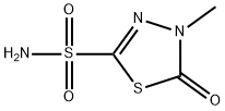 delta2-1,3,4-Thiadiazoline-2-sulfonamide, 4-methyl-5-oxo- (6CI) Struktur