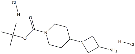 (1-BOC-PIPERIDIN-4-YL-AZETIDIN-3-YL)-AMINE-2HCl Structure