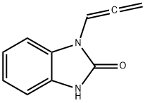 2H-Benzimidazol-2-one,1,3-dihydro-1-(1,2-propadienyl)-(9CI) Structure