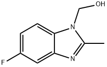 1H-Benzimidazole-1-methanol,5-fluoro-2-methyl-(9CI) Structure