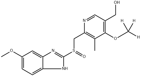 5-Hydroxy OMeprazole-(Pyridyl)-d3 Structure