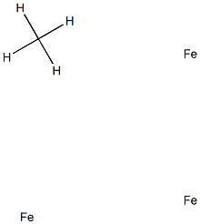 炭化三鉄 化学構造式