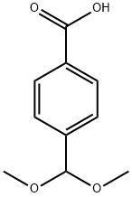 4-(Dimethoxymethyl)benzoic acid 结构式