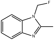 1H-Benzimidazole,1-(fluoromethyl)-2-methyl-(9CI) Structure