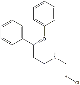 (R)-DE(TRIFLUOROMETHYL) FLUOXETINE HYDROCHLORIDE, 1212215-97-8, 结构式