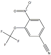 4-nitro-3-(trifluoromethoxy)benzonitrile Structure