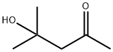 4-Methyl-2-pentanon-4-ol Struktur