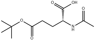 D-GLUTAMIC ACID, N-ACETYL-, 5-(1,1-DIMETHYLETHYL) ESTER 结构式