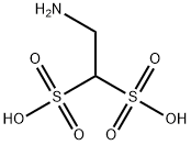 Ammonium 2-aminoethane-1,1-disulfonic acid hydrate, min. 95% Structure