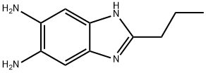 1H-Benzimidazole-5,6-diamine,2-propyl-(9CI) Structure