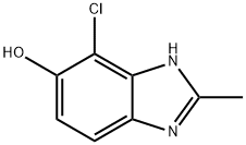 1H-Benzimidazol-5-ol,4-chloro-2-methyl-(9CI) Structure