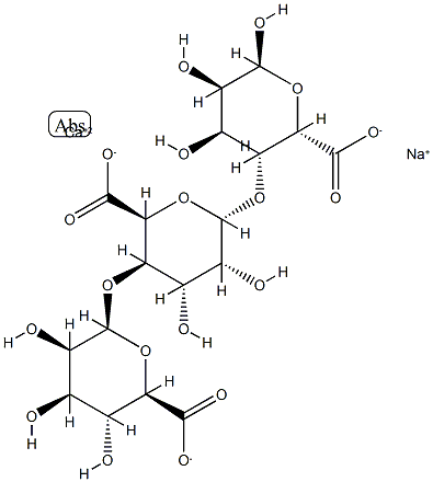 海藻酸钙钠, 12698-40-7, 结构式