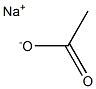 Sodium acetate Struktur