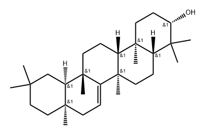 蒲公英萜醇, 127-22-0, 结构式