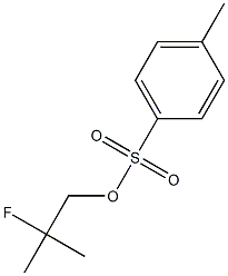 2-fluoro-2-methylpropyl 4-methylbenzenesulfonate Structure