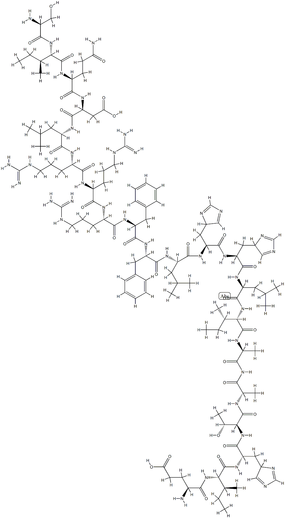 parathyroid hormone-related protein(14-34) amide Struktur