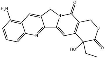 10-aminocamptothecin Struktur