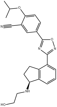 オザニモド 化学構造式