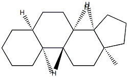 (14β)-5β-Androstane Structure