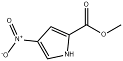 4-硝基-1H-吡咯-2-甲酸甲酯, 13138-74-4, 结构式