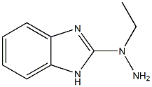 1H-Benzimidazole,2-(1-ethylhydrazino)-(9CI) Structure