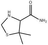 4-Thiazolidinecarboxamide,5,5-dimethyl-(7CI,8CI,9CI) 结构式