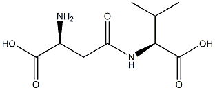 L-βAsp-L-Val-OH 结构式