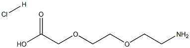 2-(2-(2-氨基乙氧基)乙氧基)乙酸盐酸盐 结构式