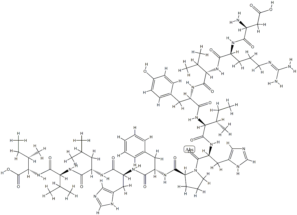 PROANGIOTENSIN-12 (HUMAN) Struktur