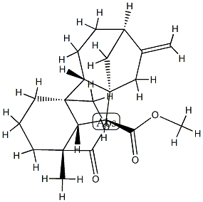 (4bβ)-1α,4aα-(Carbonyloxymethylene)-1-methyl-8-methylenegibbane-10β-carboxylic acid methyl ester Structure